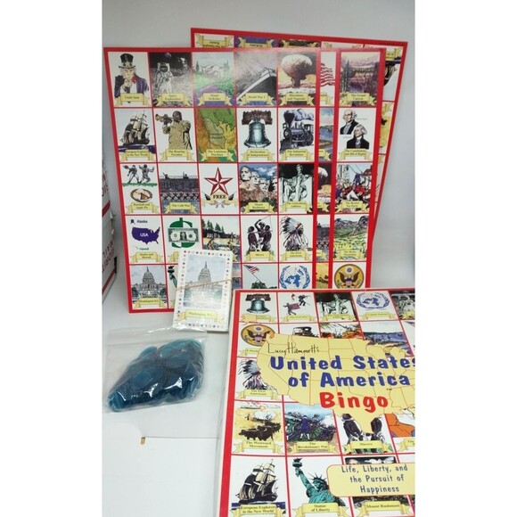 United States of America Bingo Game Lucy Hammett Games NEW #2377 - Picture 3 of 6